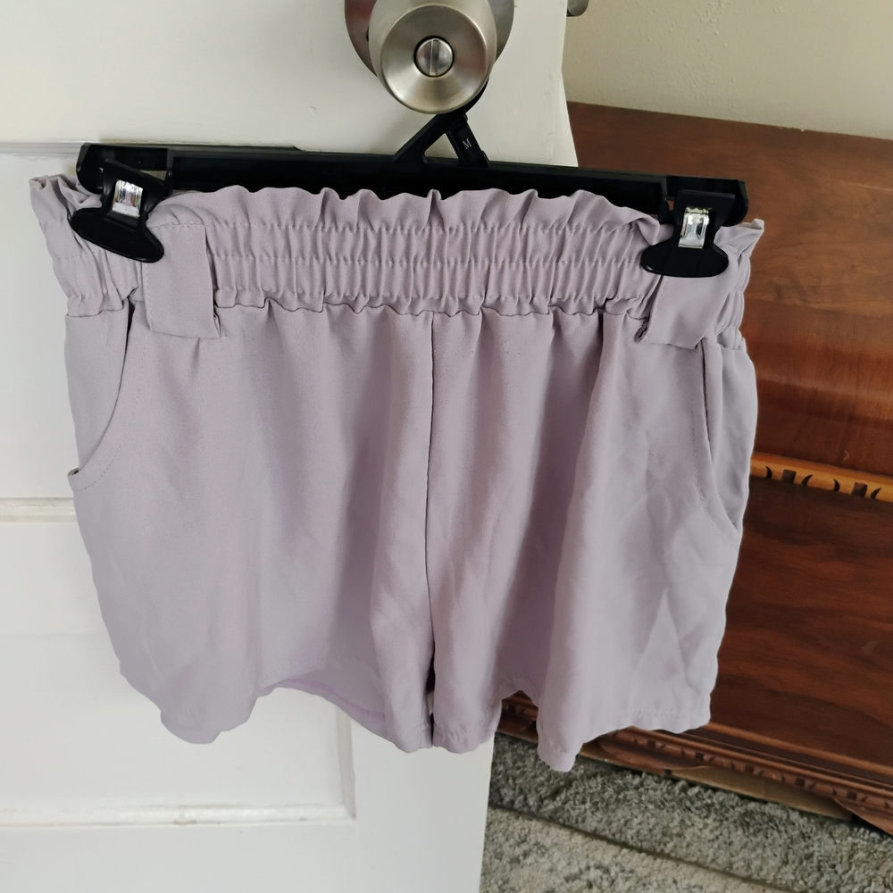 Source Unknown High Waist Lilac Shorts